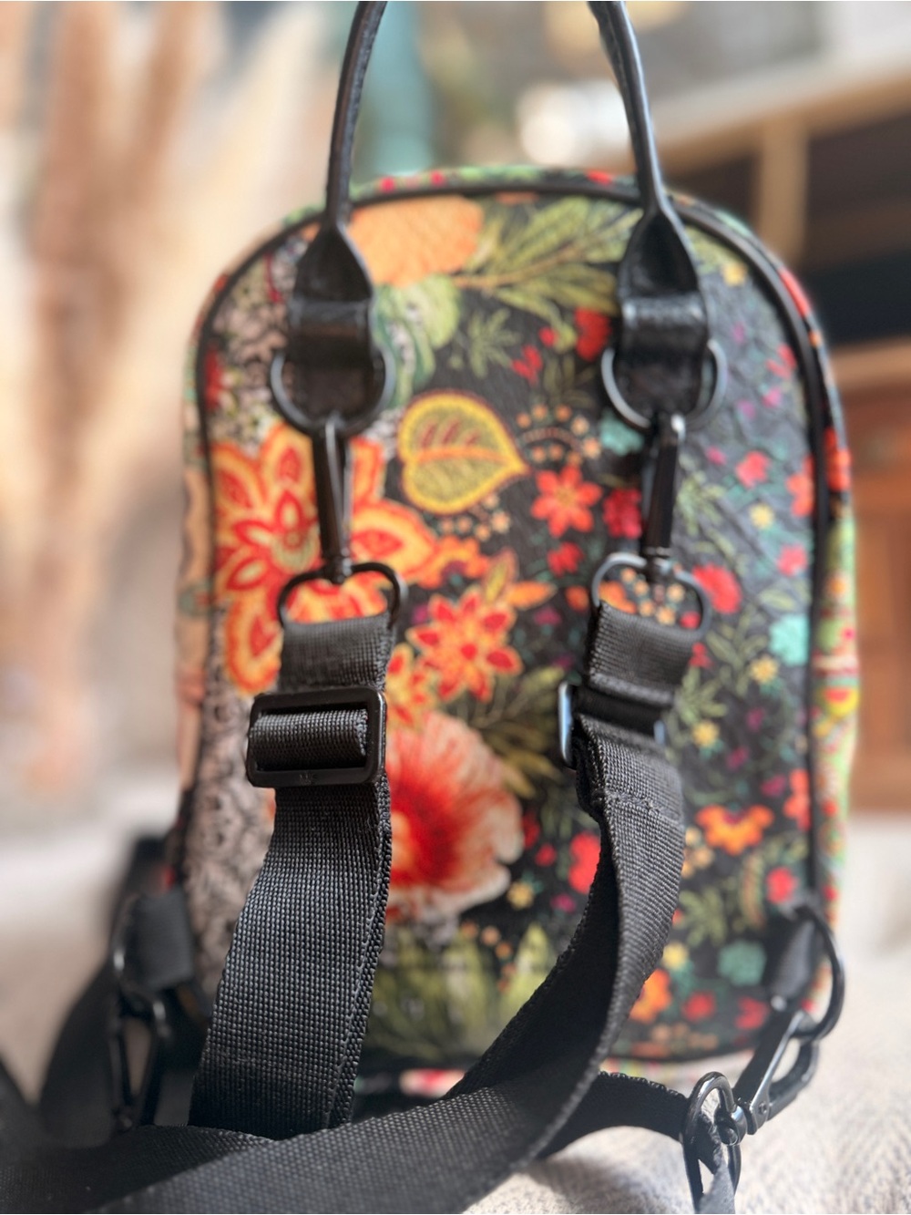 Adidas x FARM Rio Floral Mini Backpack Multicolor - Picture 4 of 16